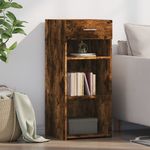 Casa si Gradina - Mobilier - Comode si corpuri - Comode - Dulap, stejar fumuriu, 40x42,5x93 cm, lemn prelucrat - Infinity.ro