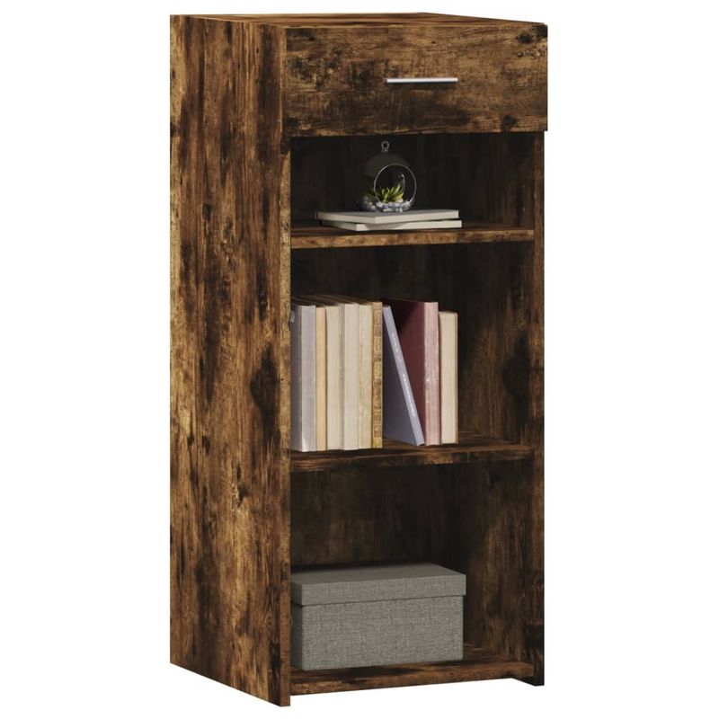 Casa si Gradina - Mobilier - Comode si corpuri - Comode - Dulap, stejar fumuriu, 40x42,5x93 cm, lemn prelucrat - Infinity.ro