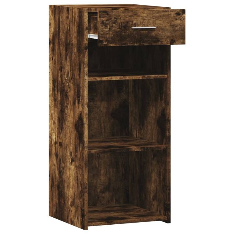 Casa si Gradina - Mobilier - Comode si corpuri - Comode - Dulap, stejar fumuriu, 40x42,5x93 cm, lemn prelucrat - Infinity.ro