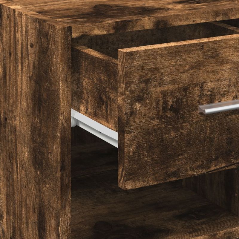 Casa si Gradina - Mobilier - Comode si corpuri - Comode - Dulap, stejar fumuriu, 40x42,5x93 cm, lemn prelucrat - Infinity.ro