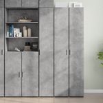 Casa si Gradina - Mobilier - Comode si corpuri - Corpuri bucatarie - Dulap inalt, gri beton, 30x42,5x185 cm, lemn prelucrat - Infinity.ro