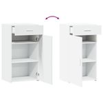 Casa si Gradina - Mobilier - Comode si corpuri - Comode - Dulap, alb, 50x42,5x93 cm, lemn prelucrat - Infinity.ro