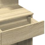 Casa si Gradina - Mobilier - Comode si corpuri - Masute de toaleta - Masa de toaleta cu LED, stejar sonoma, 100x40x130 cm - Infinity.ro