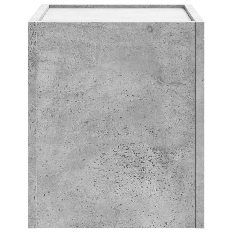 Casa si Gradina - Mobilier - Comode si corpuri - Noptiere - Noptiera de perete, gri beton, 45x30x35 cm - Infinity.ro