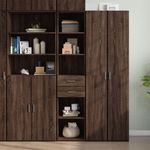 Casa si Gradina - Mobilier - Comode si corpuri - Corpuri bucatarie - Dulap inalt, stejar maro, 40x42,5x185 cm, lemn prelucrat - Infinity.ro