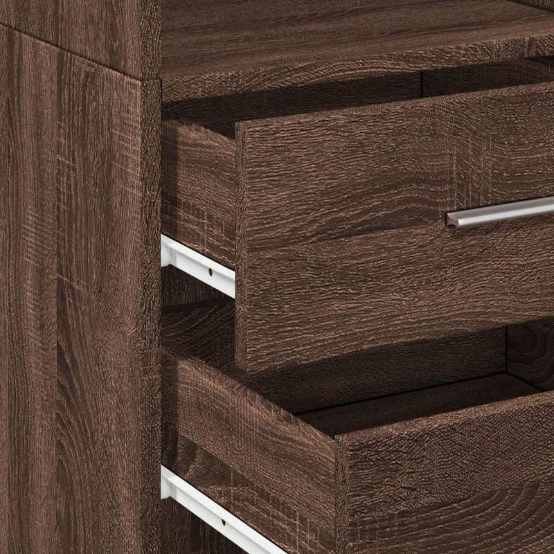 Casa si Gradina - Mobilier - Comode si corpuri - Corpuri bucatarie - Dulap inalt, stejar maro, 40x42,5x185 cm, lemn prelucrat - Infinity.ro