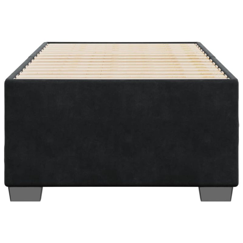Casa si Gradina - Mobilier - Paturi si accesorii - Paturi - Cadru de pat, negru, 80x200 cm, catifea - Infinity.ro