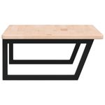 Casa si Gradina - Mobilier - Biblioteci si rafturi - Rafturi - Raft pentru lavoar montat pe perete, otel și lemn masiv stejar, maro și negru, mărime 100x60x2.5 cm, model trapez - Infinity.ro