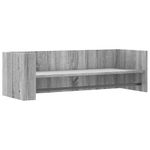 Casa si Gradina - Mobilier - Biblioteci si rafturi - Rafturi - Raft de perete, gri sonoma, 100x35x30,5 cm, lemn prelucrat - Infinity.ro