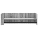 Casa si Gradina - Mobilier - Biblioteci si rafturi - Rafturi - Raft de perete, gri sonoma, 100x35x30,5 cm, lemn prelucrat - Infinity.ro
