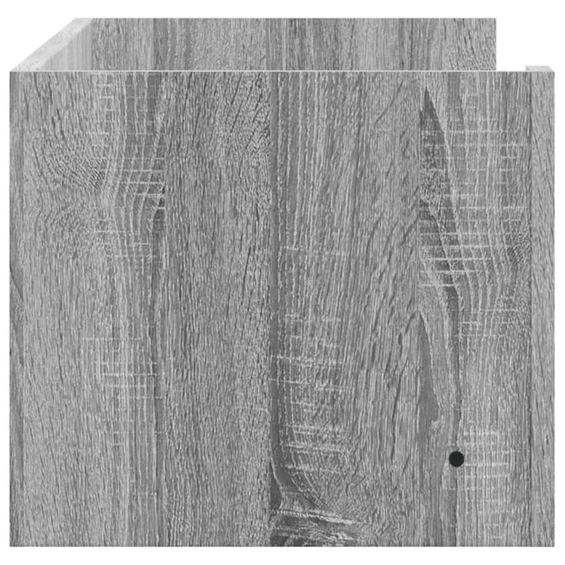 Casa si Gradina - Mobilier - Biblioteci si rafturi - Rafturi - Raft de perete, gri sonoma, 100x35x30,5 cm, lemn prelucrat - Infinity.ro