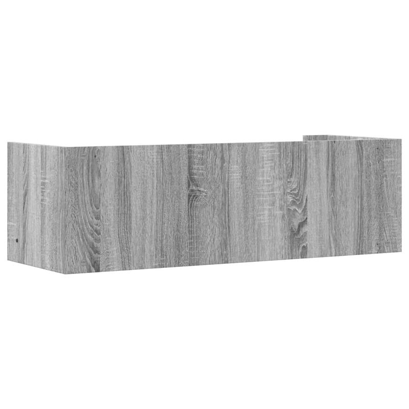 Casa si Gradina - Mobilier - Biblioteci si rafturi - Rafturi - Raft de perete, gri sonoma, 100x35x30,5 cm, lemn prelucrat - Infinity.ro