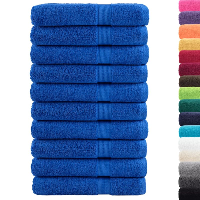 Casa si Gradina - Textile si covoare - Textile baie - Prosoape - Prosoape premium 10buc albastru 100x200cm 600gsm 100% bumbac - Infinity.ro