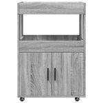 Casa si Gradina - Mobilier - Comode si corpuri - Comode - Carucior de bar, gri sonoma, 60x39,5x89 cm, lemn prelucrat - Infinity.ro