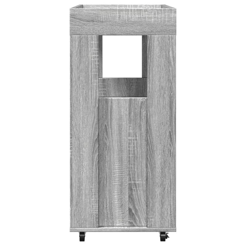 Casa si Gradina - Mobilier - Comode si corpuri - Comode - Carucior de bar, gri sonoma, 60x39,5x89 cm, lemn prelucrat - Infinity.ro