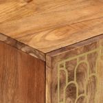 Casa si Gradina - Mobilier - Seturi de mobilier - Seturi baie - Dulap pentru chiuveta de baie, 62x33x58 cm, lemn masiv de mango, maro miere - Infinity.ro