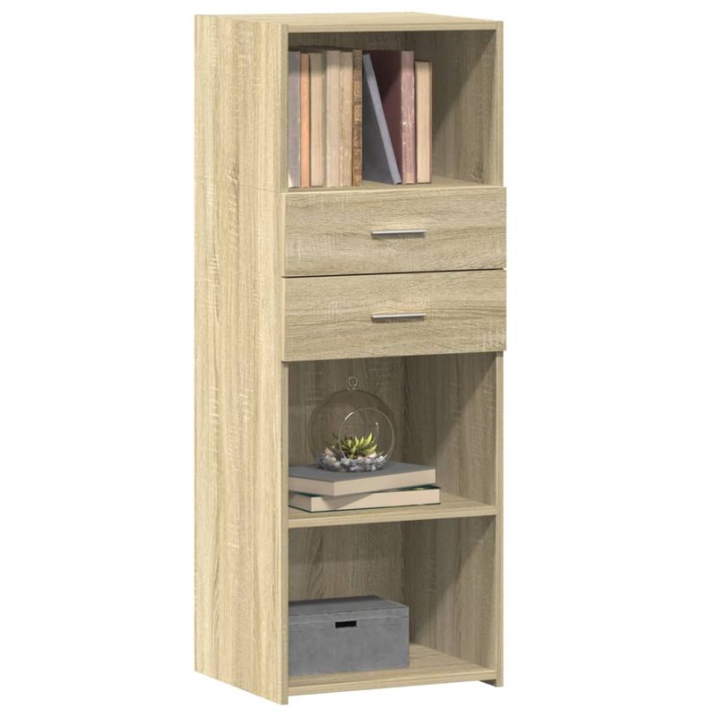 Casa si Gradina - Mobilier - Comode si corpuri - Corpuri bucatarie - Dulap inalt, stejar sonoma, 45x42,5x124 cm, lemn prelucrat - Infinity.ro