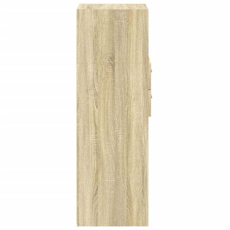 Casa si Gradina - Mobilier - Comode si corpuri - Corpuri bucatarie - Dulap inalt, stejar sonoma, 45x42,5x124 cm, lemn prelucrat - Infinity.ro