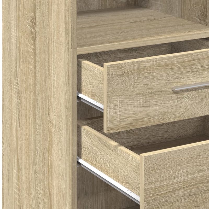 Casa si Gradina - Mobilier - Comode si corpuri - Corpuri bucatarie - Dulap inalt, stejar sonoma, 45x42,5x124 cm, lemn prelucrat - Infinity.ro