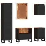 Casa si Gradina - Mobilier - Seturi de mobilier - Seturi baie - Set mobilier de baie, 5 piese, lemn masiv de acacia - Infinity.ro