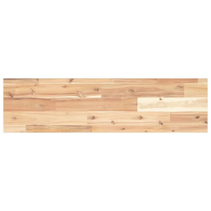 Casa si Gradina - Mobilier - Biblioteci si rafturi - Rafturi - Raft plutitor 3 buc. 100x20x2 cm, lemn masiv de acacia netratat - Infinity.ro