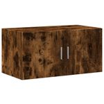 Casa si Gradina - Mobilier - Comode si corpuri - Comode - Dulap de perete, stejar fumuriu, 80x42,5x40 cm, lemn compozit - Infinity.ro