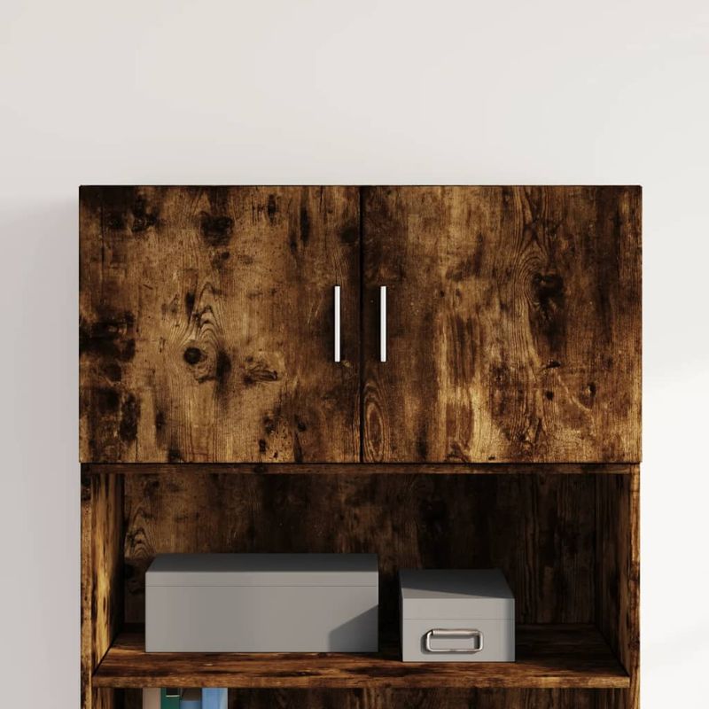 Casa si Gradina - Mobilier - Comode si corpuri - Comode - Dulap de perete, stejar fumuriu, 80x42,5x40 cm, lemn compozit - Infinity.ro