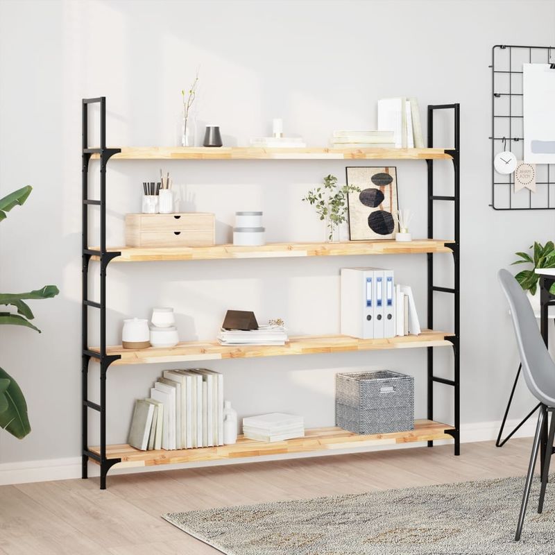 Casa si Gradina - Mobilier - Biblioteci si rafturi - Rafturi - Raft plutitor, 120x20x4 cm, lemn masiv de acacia netratat - Infinity.ro