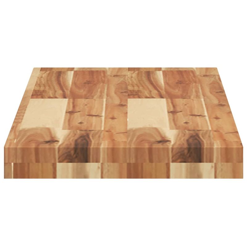 Casa si Gradina - Mobilier - Biblioteci si rafturi - Rafturi - Raft suspendat 80x30x4 cm lemn masiv acacia netratat - Infinity.ro