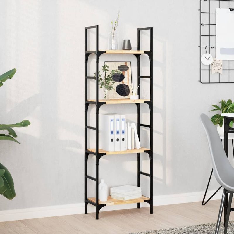 Casa si Gradina - Mobilier - Biblioteci si rafturi - Rafturi - Rafturi suspendate 4 buc. 60x20x2 cm lemn masiv acacia netratat, natural - Infinity.ro