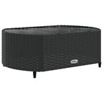 Casa si Gradina - Gradina si terasa - Mobilier exterior - Seturi mobila gradina - Set mobilier de gradina cu perne, 5 piese, negru, poliratan - Infinity.ro