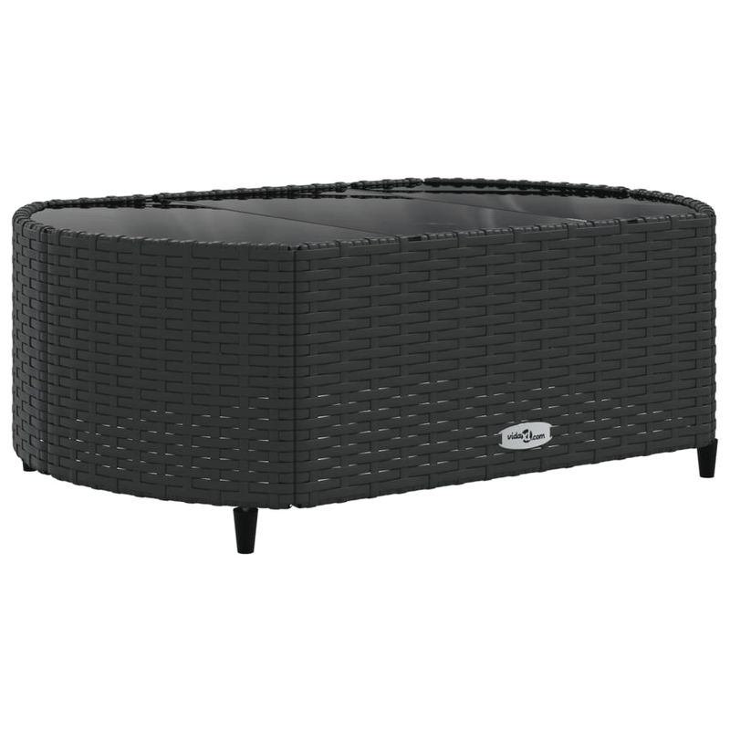 Casa si Gradina - Gradina si terasa - Mobilier exterior - Seturi mobila gradina - Set mobilier de gradina cu perne, 5 piese, negru, poliratan - Infinity.ro