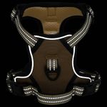 Petshop - Accesorii petshop - Jucarii animale - Ansambluri de joaca - Ham pentru caini cu plumb si guler, reglabil, maro, L - Infinity.ro