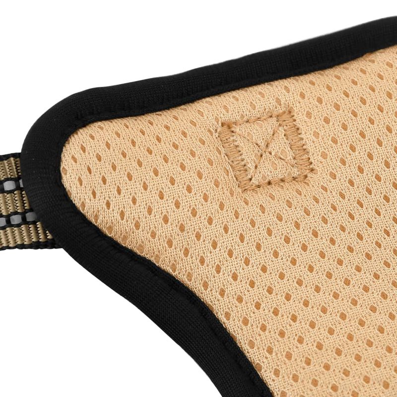 Petshop - Accesorii petshop - Jucarii animale - Ansambluri de joaca - Ham pentru caini cu plumb si guler, reglabil, maro, L - Infinity.ro