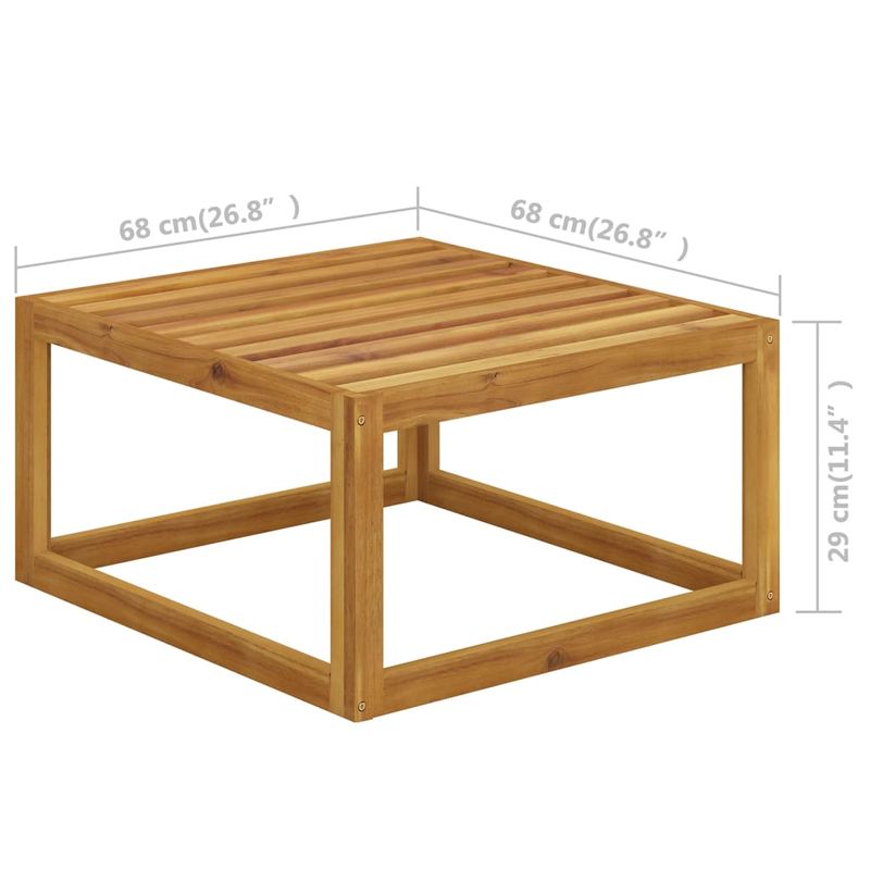 Casa si Gradina - Gradina si terasa - Mobilier exterior - Seturi mobila gradina - Set mobilier de gradina cu perne, 5 piese, lemn masiv de acacia - Infinity.ro