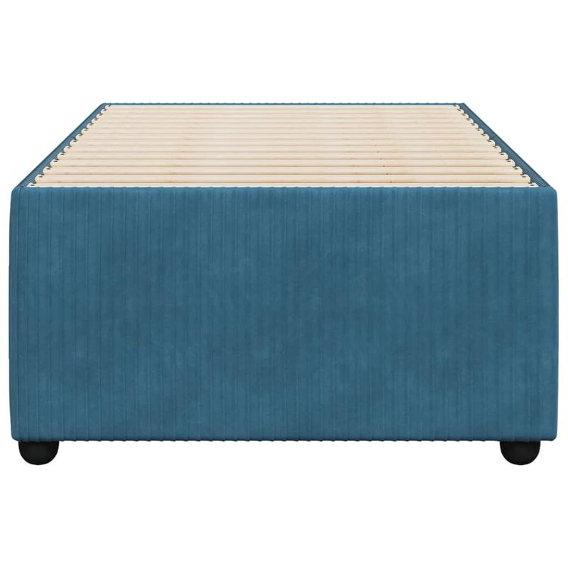 Casa si Gradina - Mobilier - Paturi si accesorii - Paturi - Cadru de pat, albastru, 80x200 cm, catifea - Infinity.ro