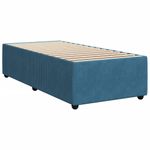 Casa si Gradina - Mobilier - Paturi si accesorii - Paturi - Cadru de pat, albastru, 80x200 cm, catifea - Infinity.ro
