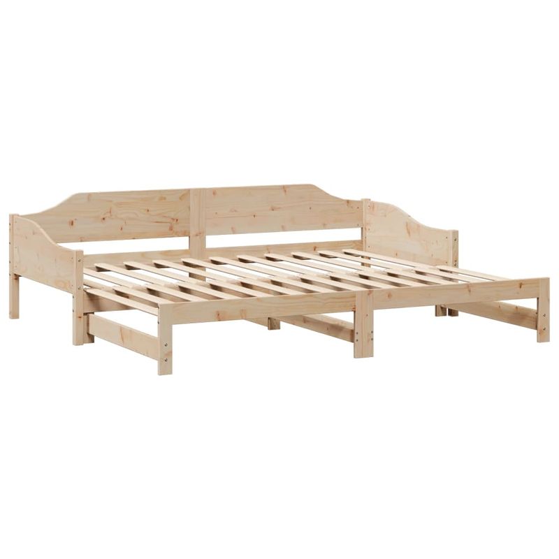 Casa si Gradina - Mobilier - Paturi si accesorii - Paturi - Pat de zi cu extensie, 80x200 cm, lemn masiv de pin - Infinity.ro