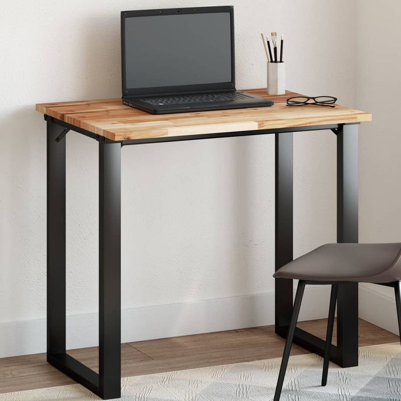 Casa si Gradina - Mobilier - Feronerie si accesorii mobila - Blat de masa, 100x60x2 cm, dreptunghiular, lemn masiv de acacia, finisat în ulei - Infinity.ro