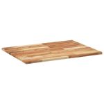 Casa si Gradina - Mobilier - Feronerie si accesorii mobila - Blat de masa, 100x60x2 cm, dreptunghiular, lemn masiv de acacia, finisat în ulei - Infinity.ro