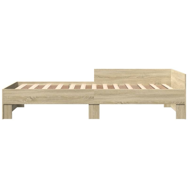 Casa si Gradina - Mobilier - Paturi si accesorii - Paturi - Cadru de pat, stejar sonoma, 90x200 cm, lemn prelucrat - Infinity.ro