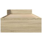 Casa si Gradina - Mobilier - Paturi si accesorii - Paturi - Cadru de pat, stejar sonoma, 90x200 cm, lemn prelucrat - Infinity.ro
