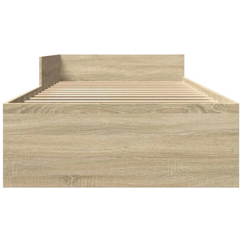 Casa si Gradina - Mobilier - Paturi si accesorii - Paturi - Cadru de pat, stejar sonoma, 90x200 cm, lemn prelucrat - Infinity.ro