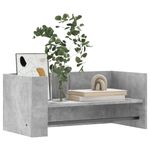 Casa si Gradina - Mobilier - Biblioteci si rafturi - Rafturi - Raft de perete, gri beton, 70,5x35x30,5 cm, lemn prelucrat - Infinity.ro