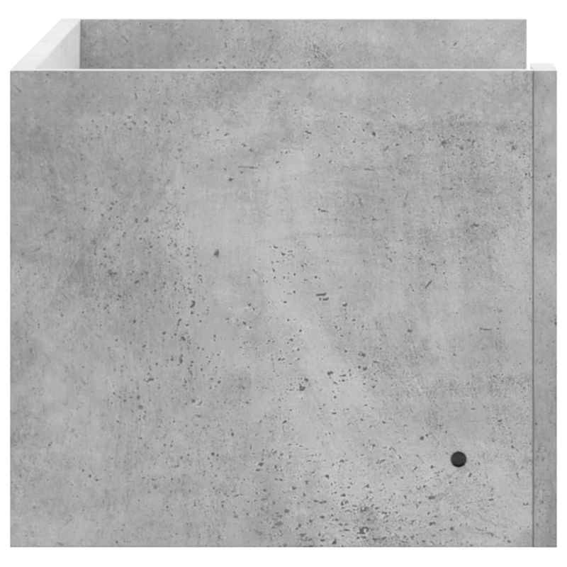 Casa si Gradina - Mobilier - Biblioteci si rafturi - Rafturi - Raft de perete, gri beton, 70,5x35x30,5 cm, lemn prelucrat - Infinity.ro