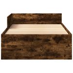 Casa si Gradina - Mobilier - Paturi si accesorii - Paturi - Cadru de pat, stejar fumuriu, 100x200 cm, lemn prelucrat - Infinity.ro