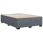 Casa si Gradina - Mobilier - Paturi si accesorii - Paturi - Cadru de pat, gri inchis, 140x190 cm, catifea - Infinity.ro