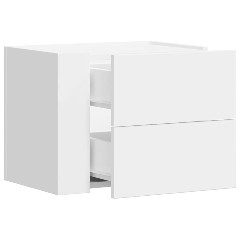 Casa si Gradina - Mobilier - Comode si corpuri - Noptiere - Noptiera de perete, alb, 45x30x35 cm - Infinity.ro