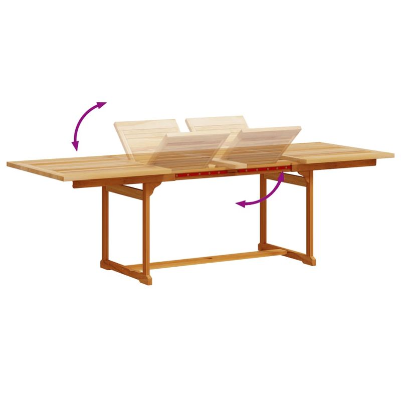 Casa si Gradina - Gradina si terasa - Mobilier exterior - Seturi mobila gradina - Set mobilier de gradina, 9 piese, lemn masiv acacia/textilena - Infinity.ro