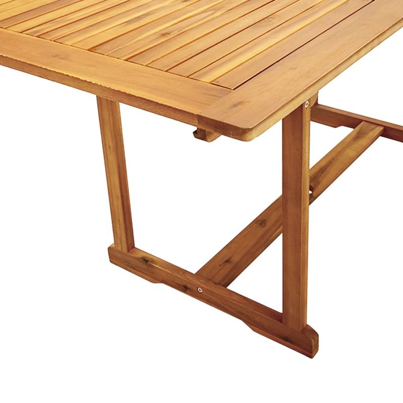 Casa si Gradina - Gradina si terasa - Mobilier exterior - Seturi mobila gradina - Set mobilier de gradina, 9 piese, lemn masiv acacia/textilena - Infinity.ro